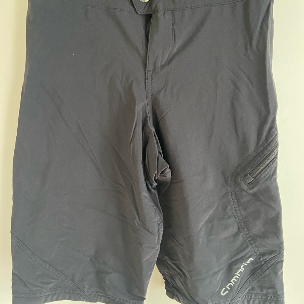 Kids' Black Active Shorts-mountain biking